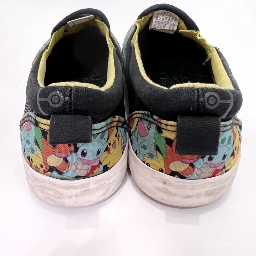 GROUND UP POKEMON Slip-On Canvas Sneaker Size 3